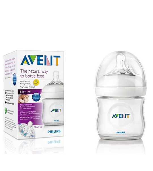 AVENT BIBERON NATURAL 125ML/4OZ