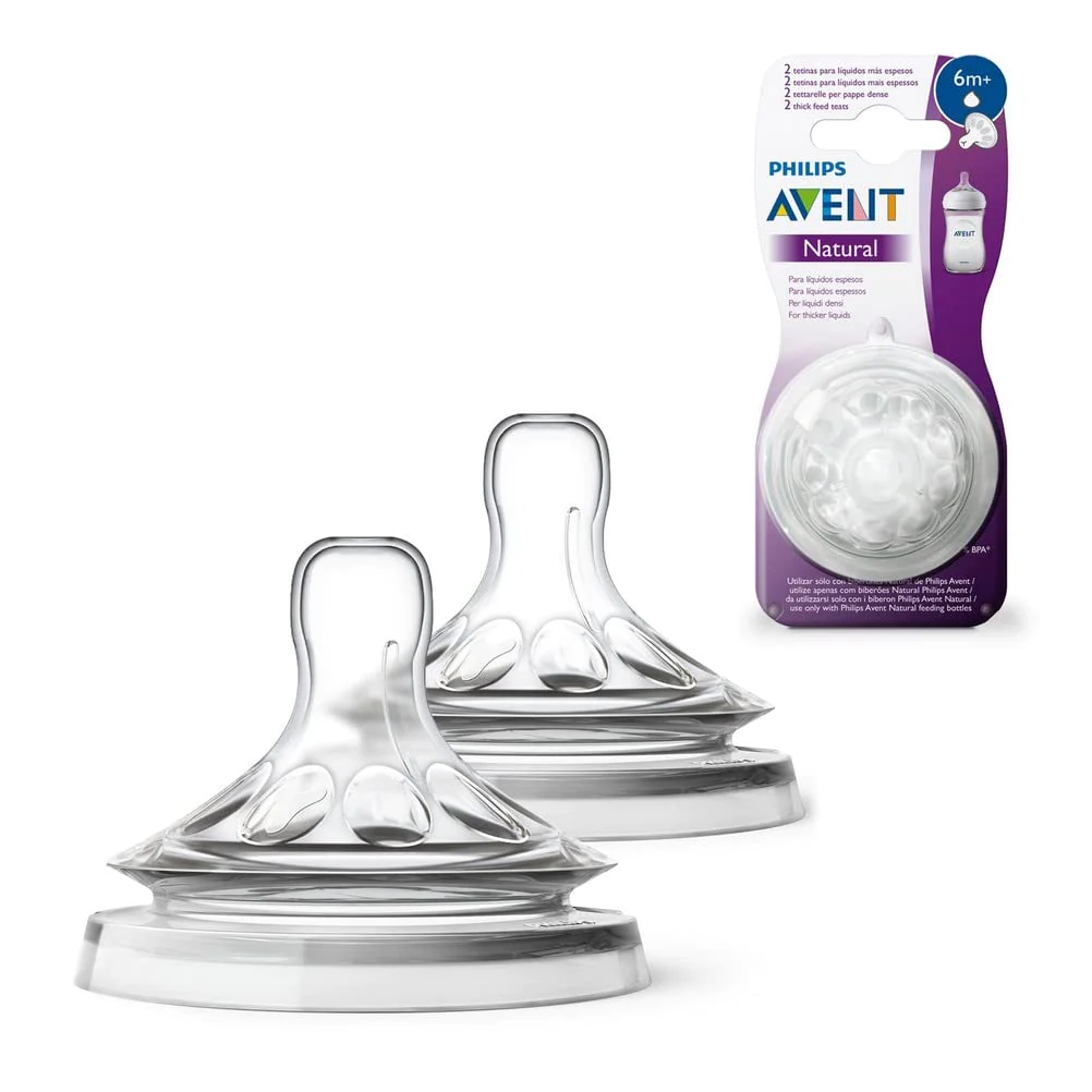 AVENT TETINE NATURAL 2.0 THICK FEED 6M