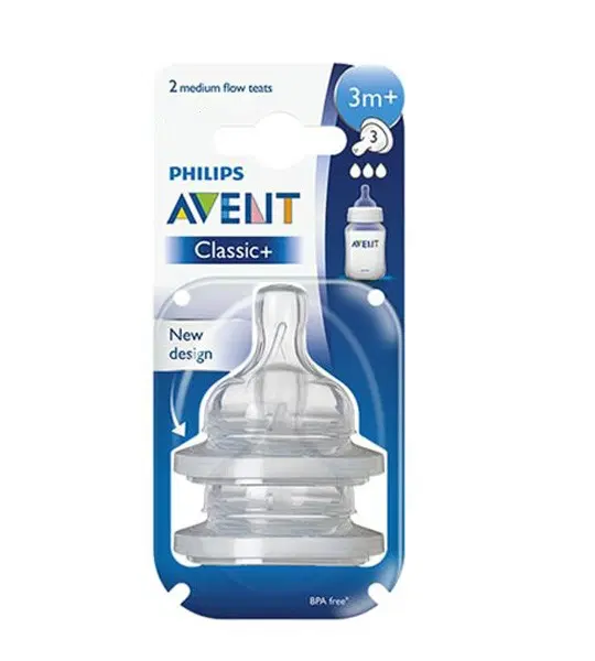 AVENT AVENT 2 TETINES- 3M+ / 3T