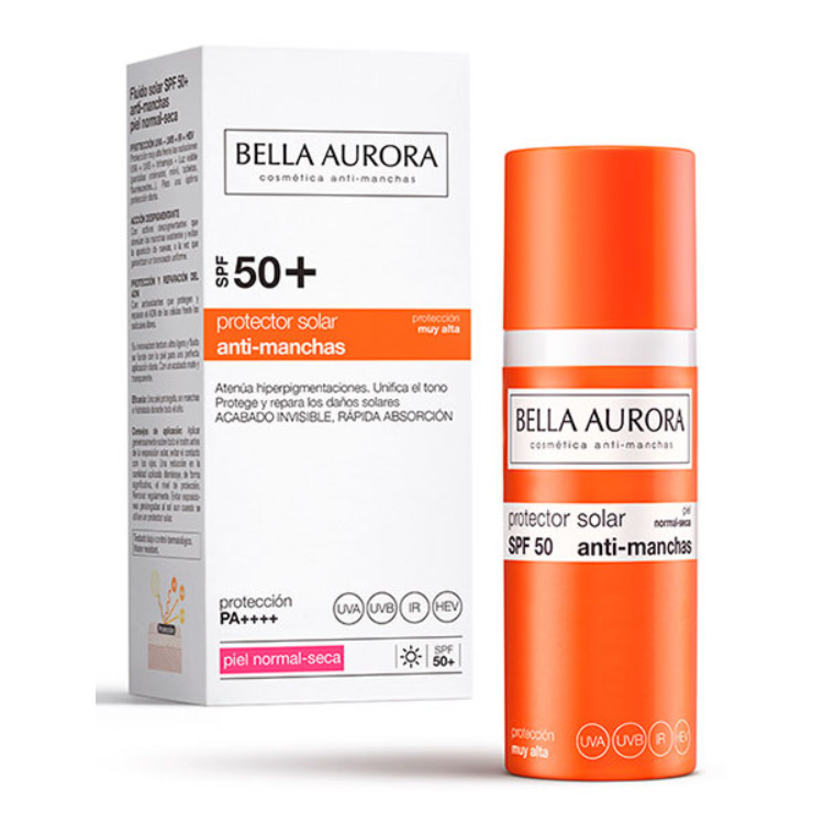 BELLA AURORA GEL SOLAIRE ANTI TÂCHE SPF 50+ (50ML)