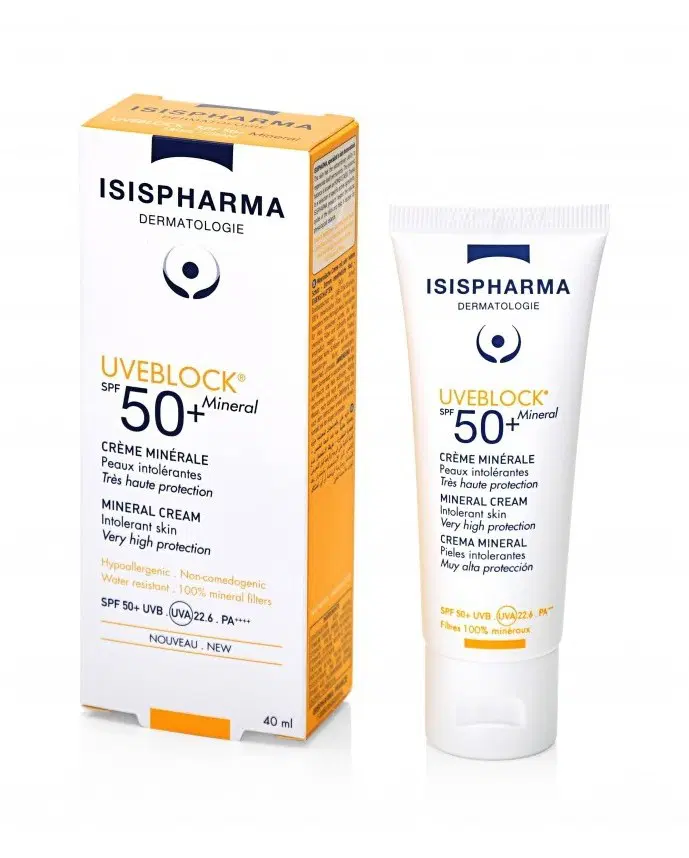 ISISPHARMA UVEBLOCK 50 MINERAL INVISIBLE