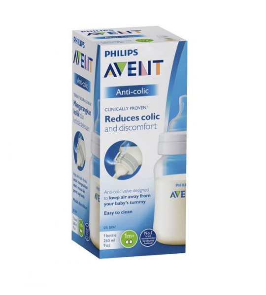 AVENT BIBERON ANTI-COLIC 260 ML 9OZ