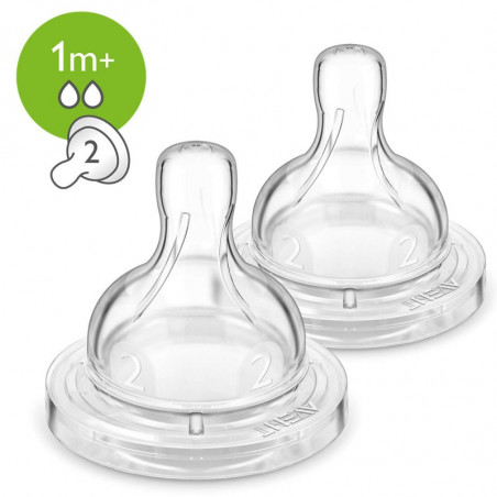 AVENT AVENT 2 TETINES- 1M+ / 2T