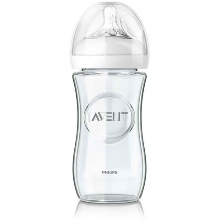AVENT BIBERON NATURAL EN VERRE 240 ML