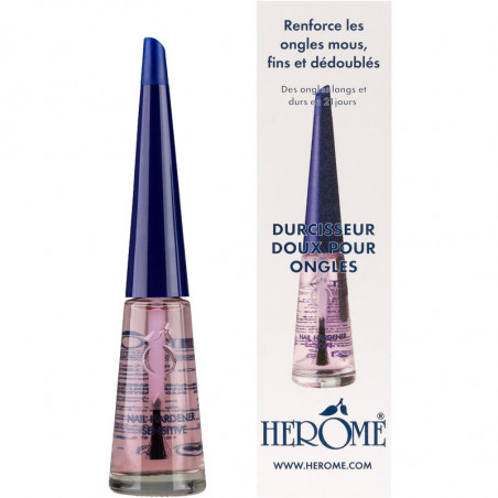 HEROME VERNIS DURCISSEUR DOUX POUR ONGLES HERÔME 10 ML