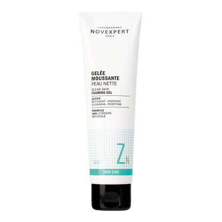 NOVEXPERT GELEE MOUSSANTE PEAU NETTE TRIO-ZINC 150 G
