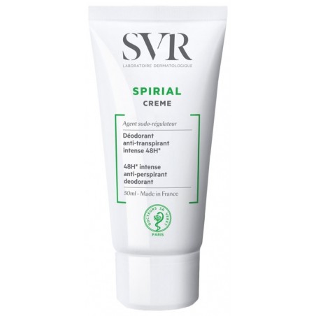 SVR SPIRIAL CREME 50ML TRANSPIRATION NORMALE À EXCESSIVE