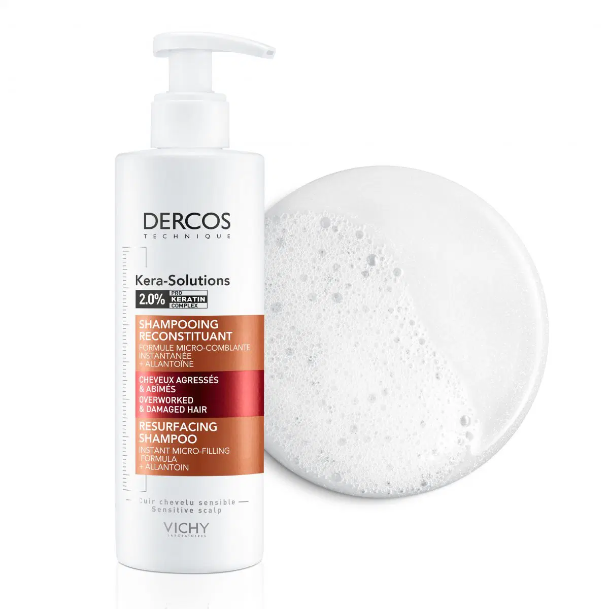 DERCOS DT KERASOL SHAM 250ML