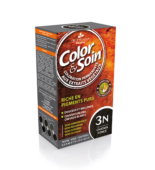 3CHENES COLOR&SOIN CHATAIN FONCE 3N