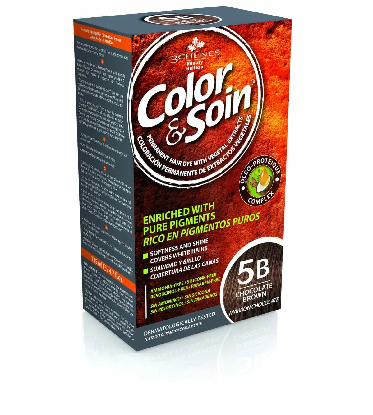 3CHENES COLOR&SOINMARRON CHOCOLAT 5B