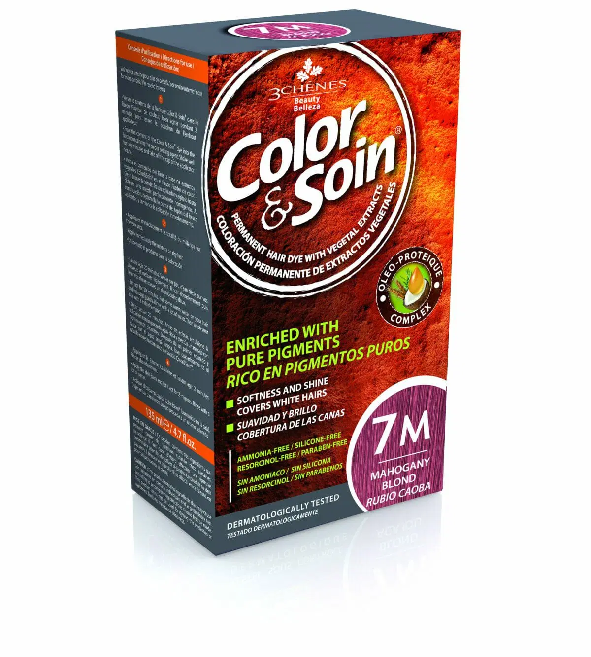 3CHHENES COLOR&SOIN BLOND ACAJOU 7M