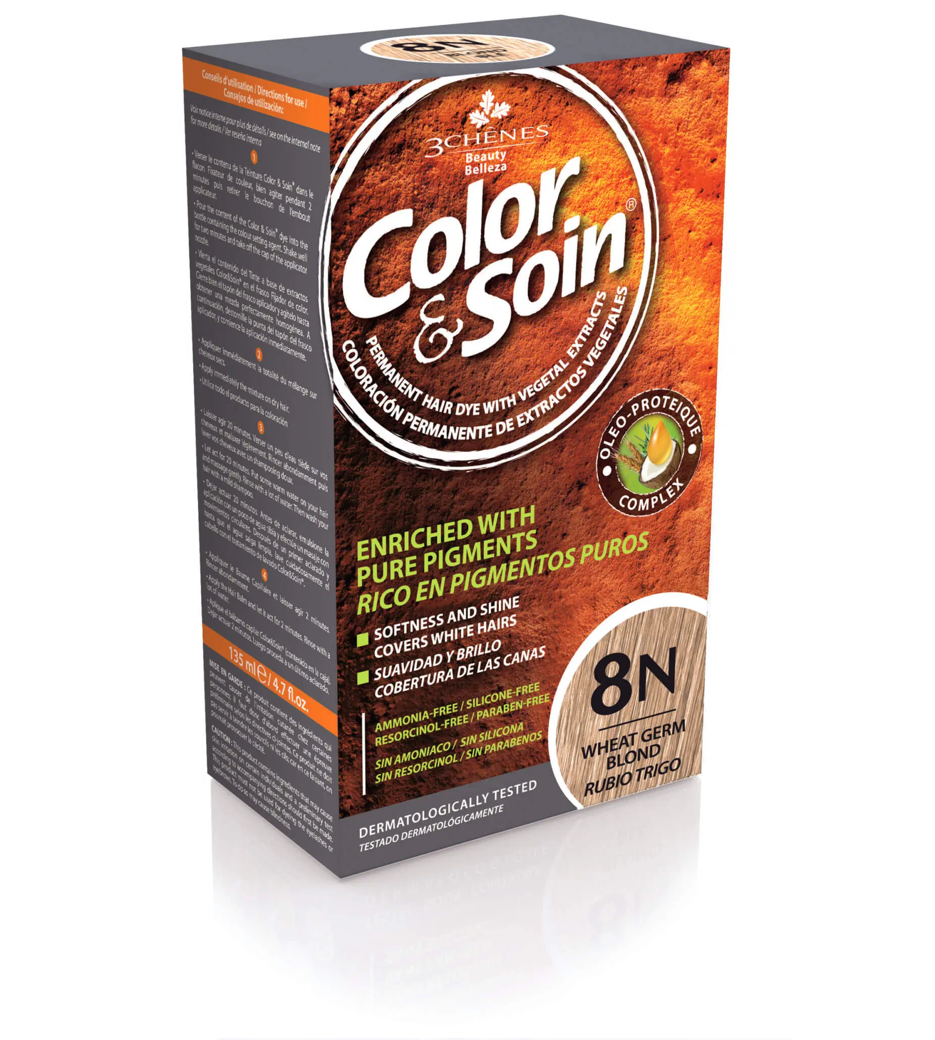 3CHHENES COLOR&SOIN BLOND BLE 8N