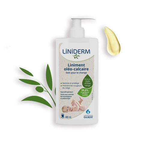 GILBERT LINIDERM LINIMENT OLÉO-CALCAIRE STABILISE POMPE 480ML