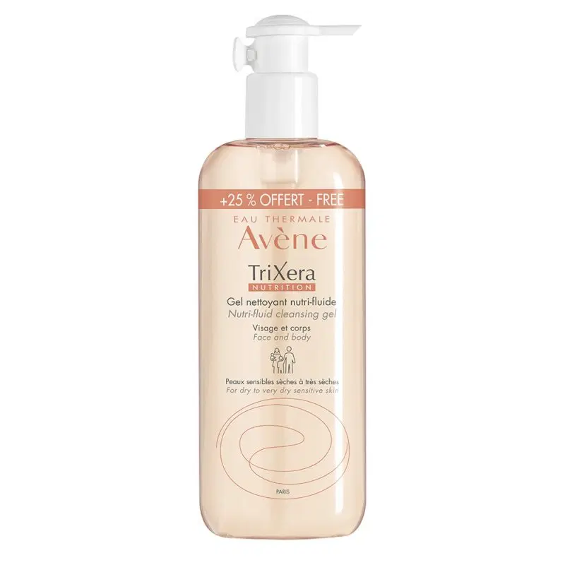 AVENE TRIXERA NETTOYANT NUTRI-FLUIDE 400ML