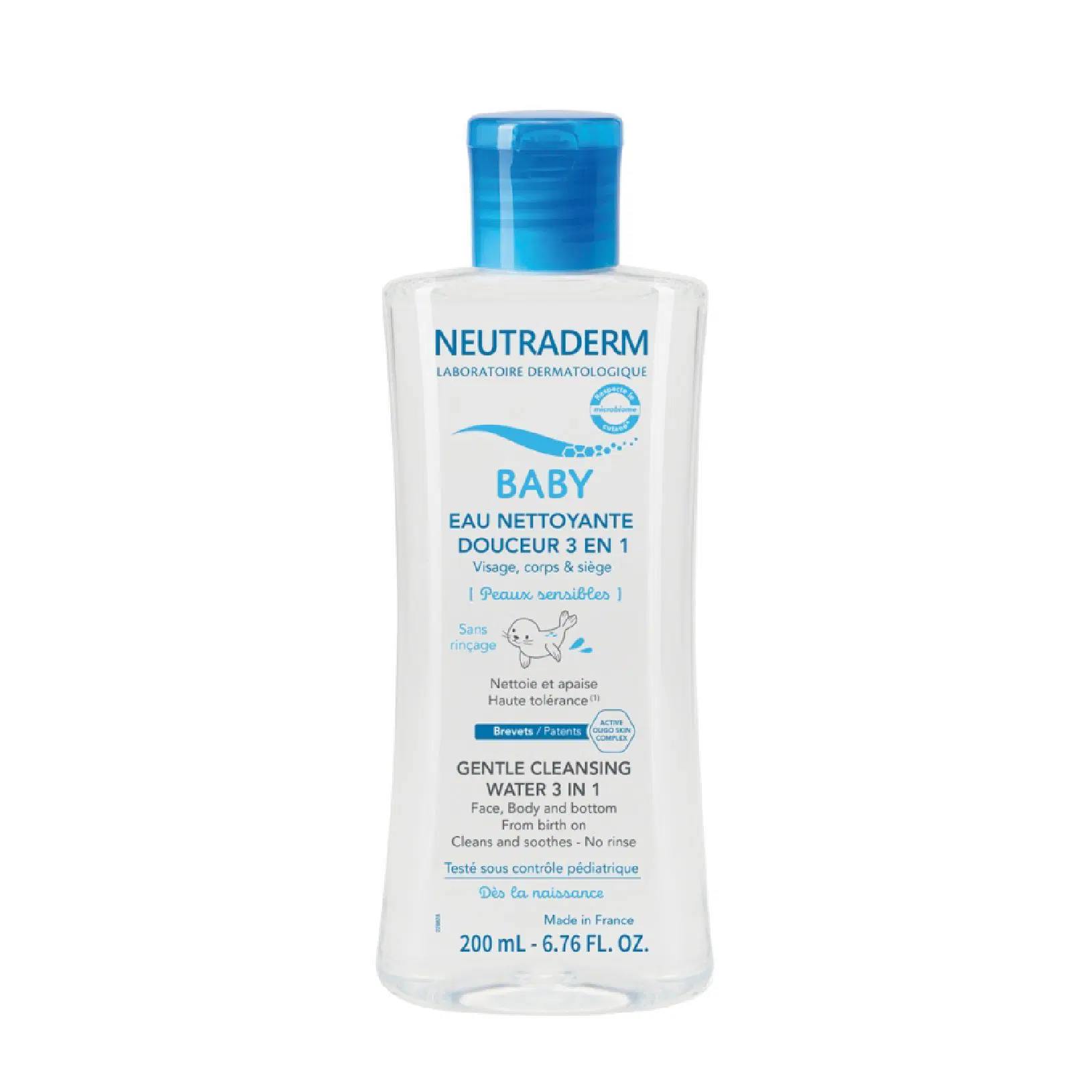 NEUTRADERM BABY EAU NETTOYANTE DOUCEUR 3 EN1 200ML