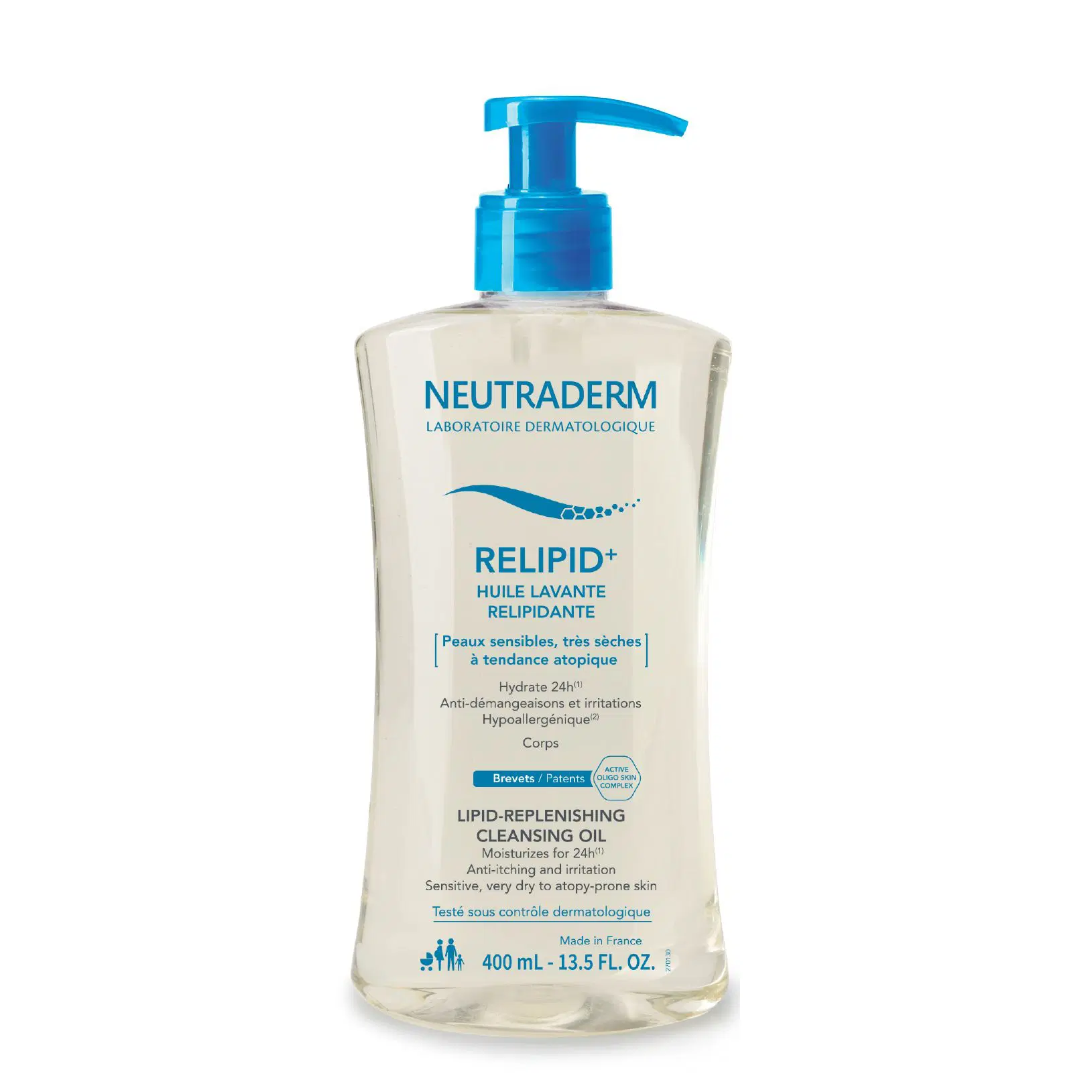 NEUTRADERM HUILE LAVANTE RELIPIDANTE 400ML