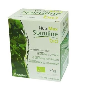 NUTRIMAX GRAND MODEL SPIRULINE 100% BIO, 240 COMPRIMÉS