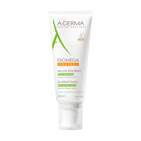 A-DERMA EXOMEGA CONTROL BAUME ÉMOLLIENT ANTI-GRATTAGE COSMÉTIQUE STÉRILE 200 ML