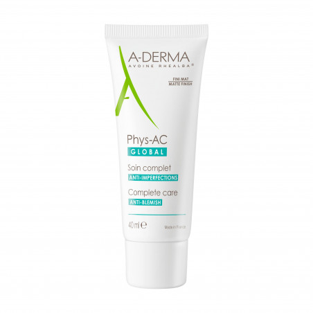 A-DERMA PHYS-AC GLOBAL SOIN ANTI-IMPERFECTIONS 40 ML