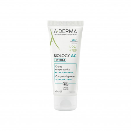 A-DERMA — PHYS-AC HYDRA CRÈME VISAGE HYDRATANTE COMPENSATRICE — CRÈME HYDRATANTE — PHYS-AC HYDRA 40 ML