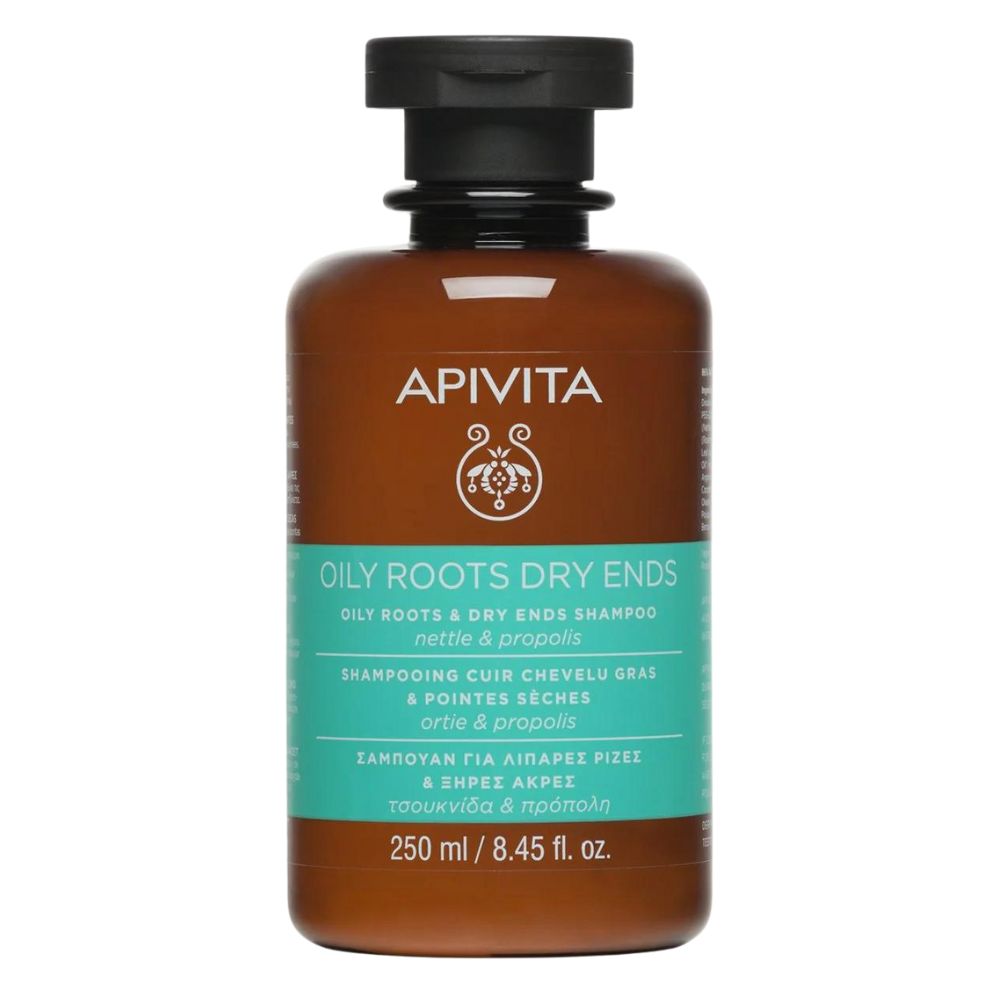APIVITA SHAMPOOING RACINES GRASSES/POINTES SECHES 250ML