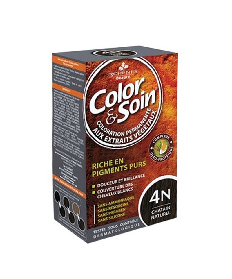 3CHHENES COLOR&SOIN  CHATAIN NATUREL 4N