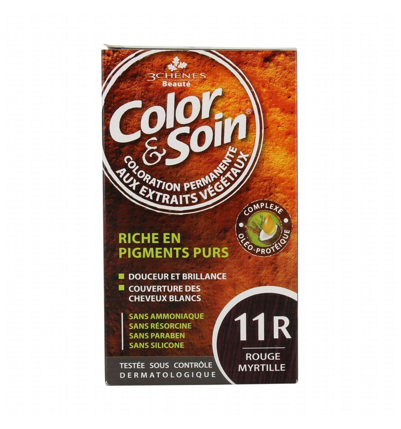 3CHHENES COLOR&SOIN  ROUGE MYRTILLE 11R