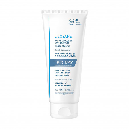 DUCRAY BAUME ÉMOLLIENT ANTI-GRATTAGE CRÈME POUR PEAUX TRÈS SÈCHES ET À TENDANCE ATOPIQUE DEXYANE 200 ML