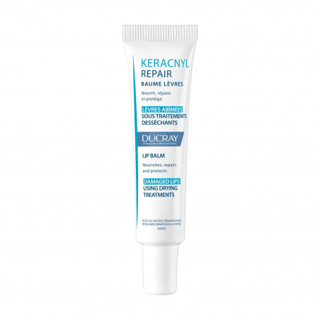 DUCRAY  BAUME RÉPARATEUR LÈVRES ABÎMÉES PAR LES TRAITEMENTS ANTI-ACNÉIQUE ORAL KERACNYL REPAIR 15 ML