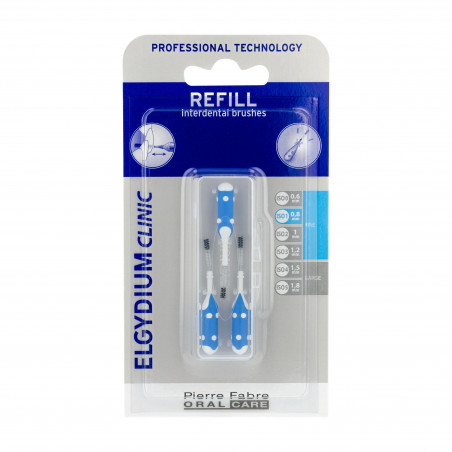 ELGYDIUM CLINIC REFILL BLUE (ISO 1) - BROSSETTE INTERDENTAIRE 1 U