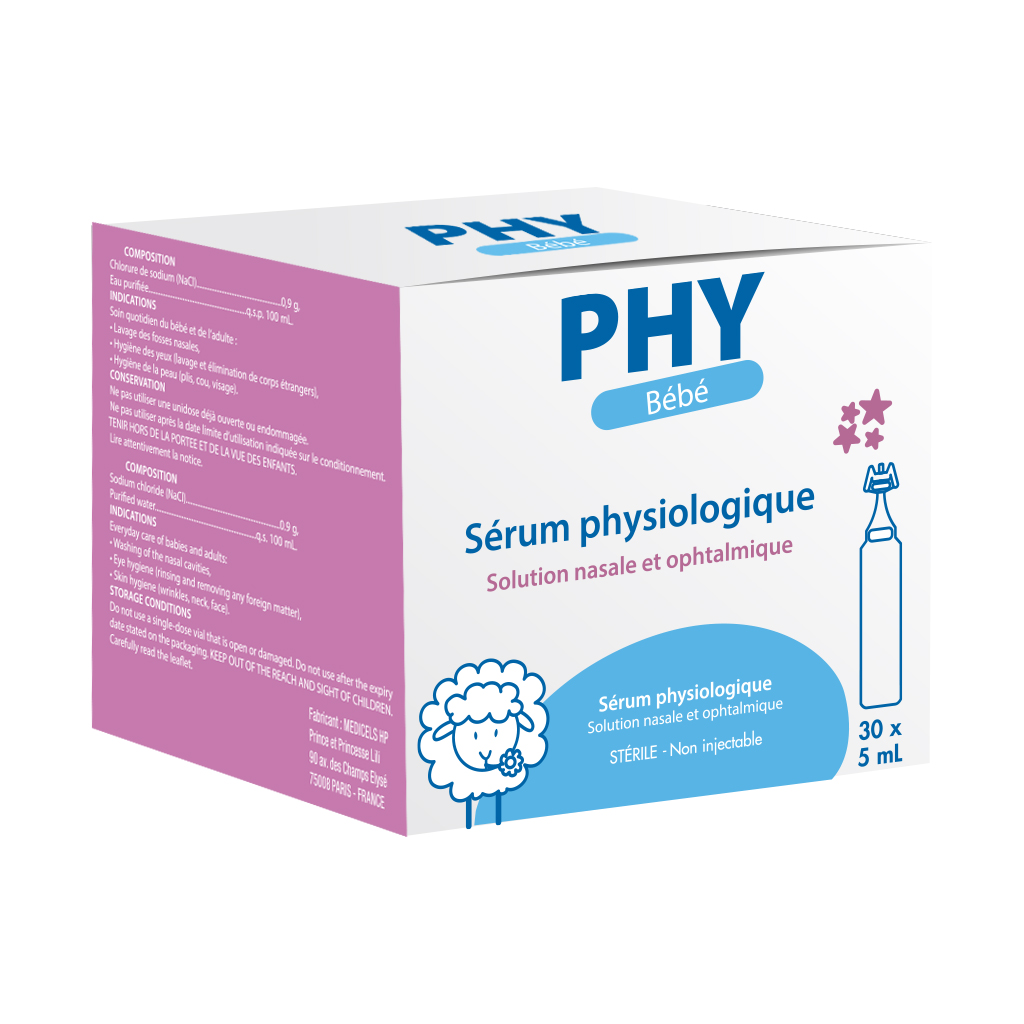 GILBERT PHY SERUM PHYSIOLOGIQUE 30X5ML
