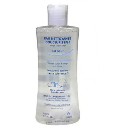 GILBERT EAU NETTOYANTE DOUCEUR 3EN1 BEBE 200ML
