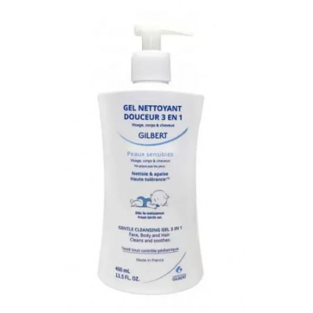 GILBERT GEL NETTOYANT DOUCEUR 3EN1 BEBE 400ML