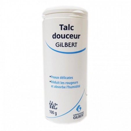 GILBERT TALC DOUCEUR FLACON POUDREUR 100G