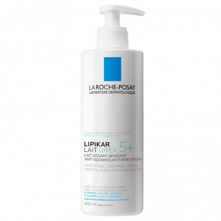 LA ROCHE-POSAY LIPIKAR LAIT UREA 5+ PEAU SENSIBLE TRÈS SÈCHE 400ML