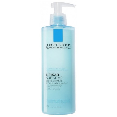 LA ROCHE-POSAY LIPIKAR SURGRAS DOUCHE CREME 400ML CONCENTRÉ ANTI-DÉSSÈCHEMENT