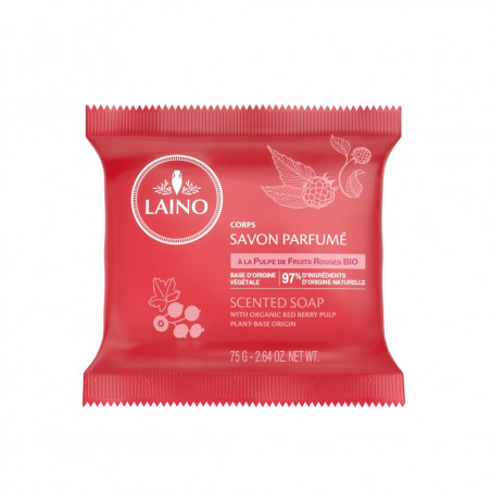 LAINO SAVON À LA PULPE DE FRUITS ROUGES 75G