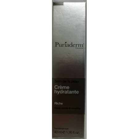 PURIADERM CREME HYDRATANTE RICHE 40 ML