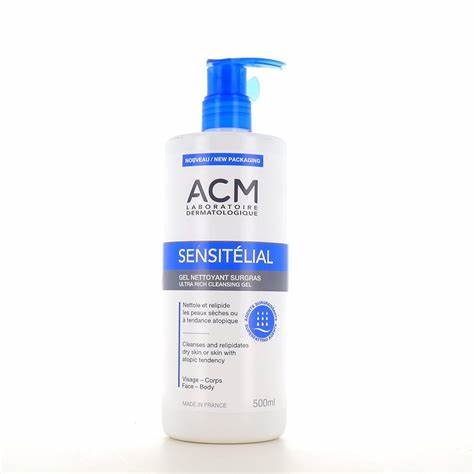 ACM SENSITELIAL GEL NETTOYANT SURGRAS 500ML