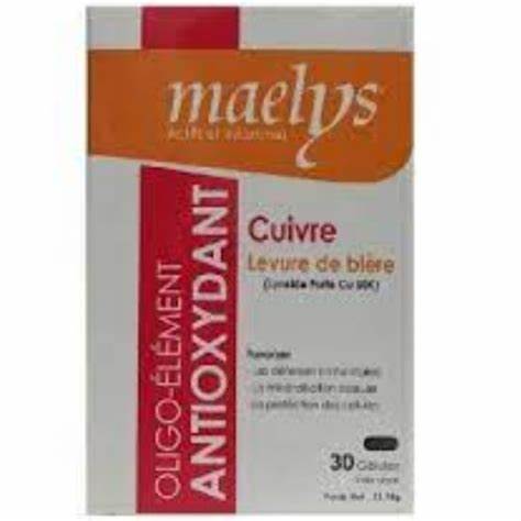 MAELYS CUIVRE BLISTER 30 GELULES