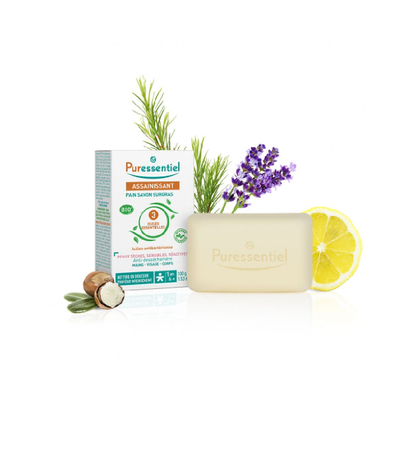 PURESSENTIEL SAVON SURGRAS SEC 100GR