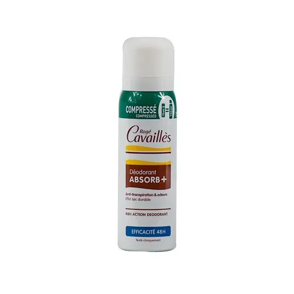 ROGE CAVAILLES DEO SPRAY COMPRESSE ABSORB+ EFFICACITE 48H 75ML