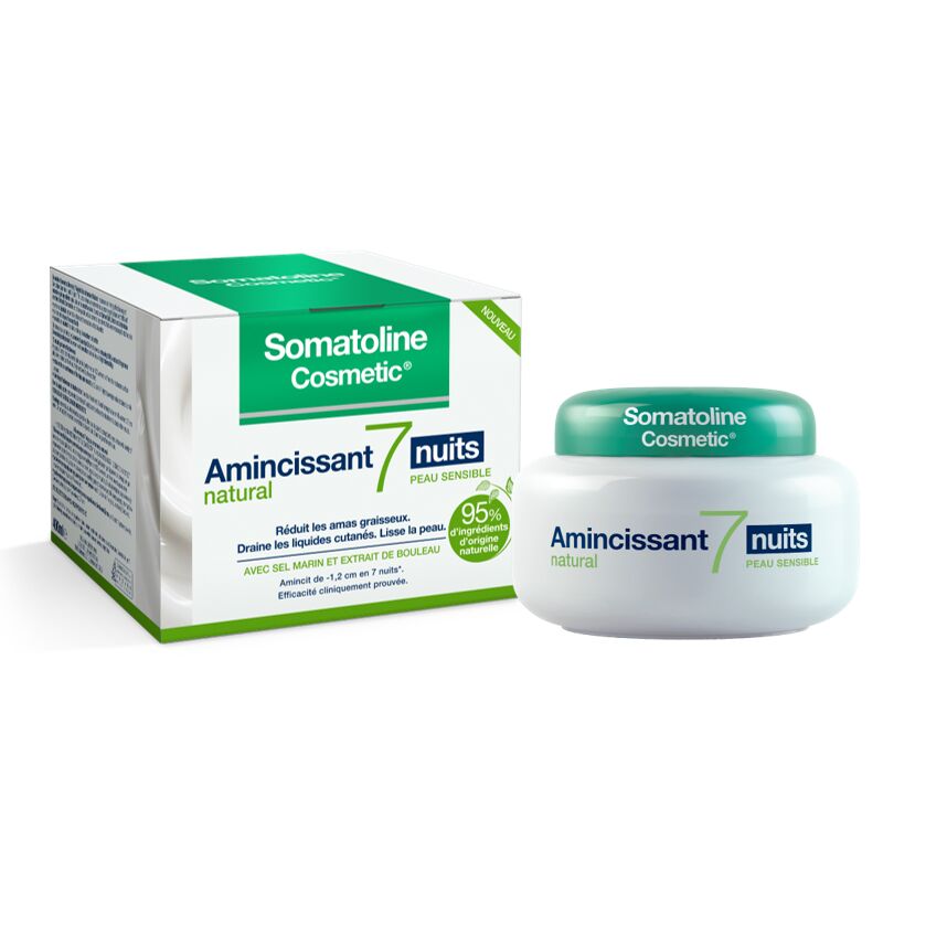 SOMATOLINE AMINCISSANT 7 NUITS NATURAL 400ML MINCEUR PEAUX SENSIBLES