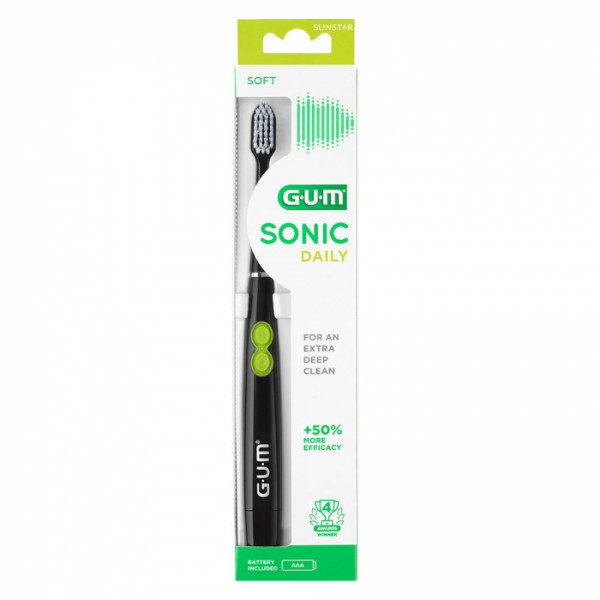 GUM BAD Sonic Daily à pile -  Noire ou Blanche