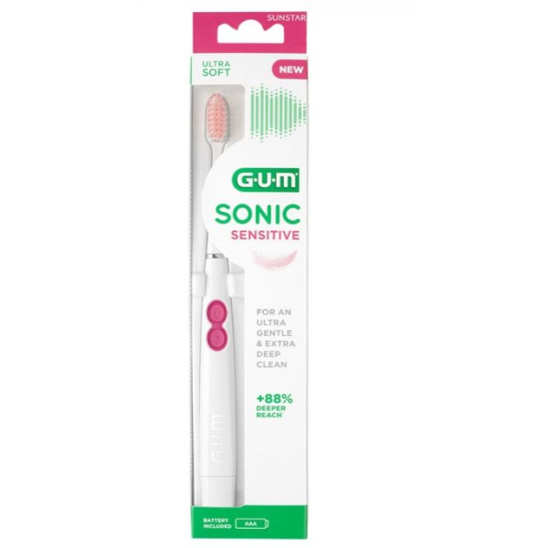 GUM BAD Sonic Sensitive à pile - Brins ultra doux