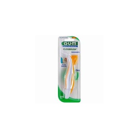 GUM Fil FLOSBRUSH                      (Manche Avec Fil InTégré )