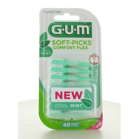 GUM Soft Pick ConfortFlex Mentholé Medium /40