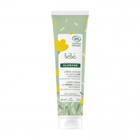 KLORANE - POMMADE CHANGE ERYTEAL 3 EN 1 AU CALENDULA APAISANT - BÉBÉ - CHANGE - SIÈGE 75 G