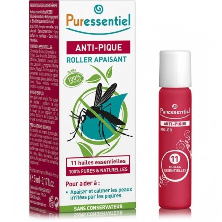 PURESSENTIEL ROLLER APAISANT ANTI-PIQUE -5ML