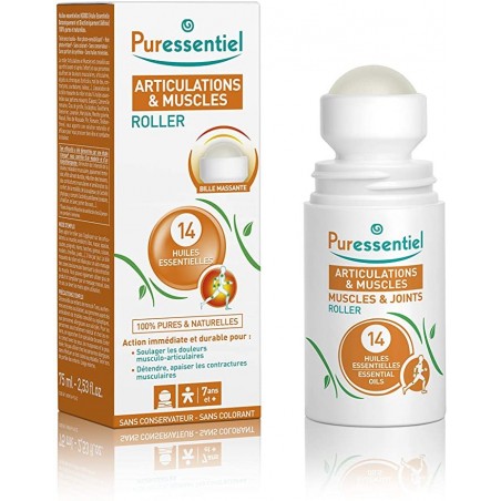 PURESSENTIEL ROLLER ARTICULATIONS & MUSCLES 14 HE -75ML